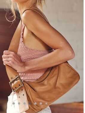 Free People Arm Candy Bag in Tan.